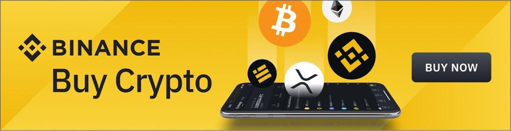 Binance buy crypto now banner